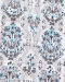 White & Aqua Green Medallion Printed Kurta